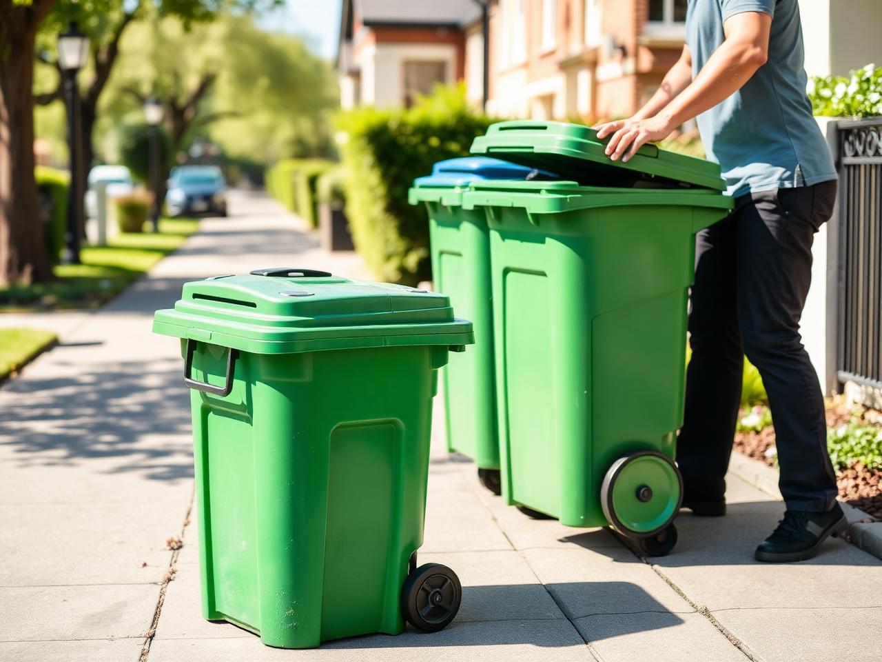 Sortie de poubelles